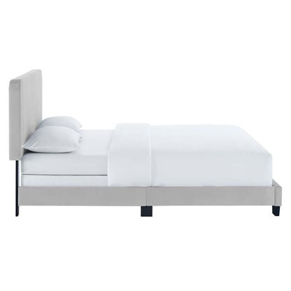 Celine Channel Tufted Performance Velvet Full Bed by Modway