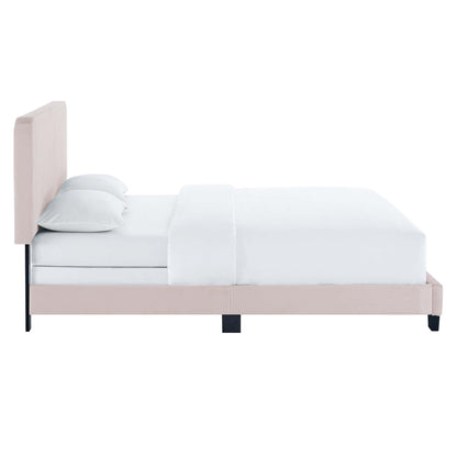 Celine Channel Tufted Performance Velvet Full Bed by Modway