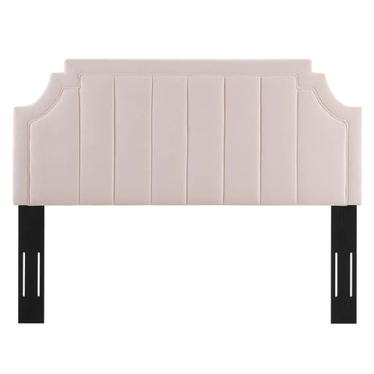 Alyona Channel Tufted Performance Velvet Twin Headboard by Modway