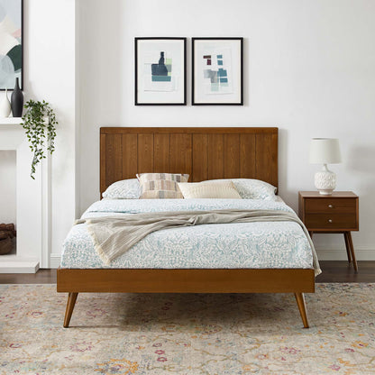 Alana Wood Queen Platform Bed With Splayed Legs by Modway