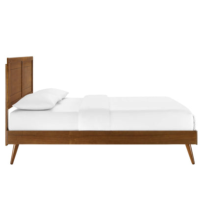 Marlee Wood Queen Platform Bed With Splayed Legs by Modway