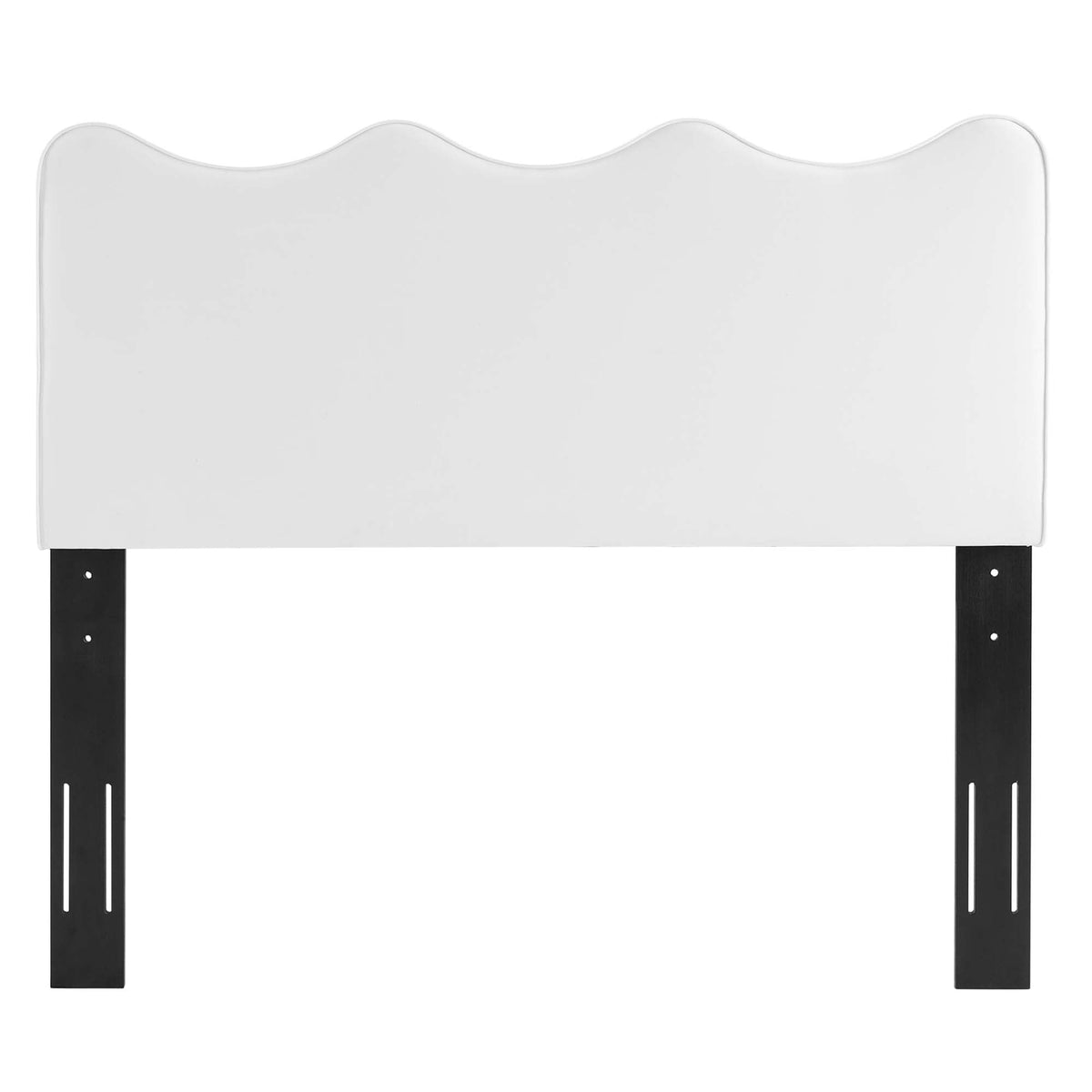 Current Performance Velvet Queen Platform Bed by Modway - Dusty Rose / White