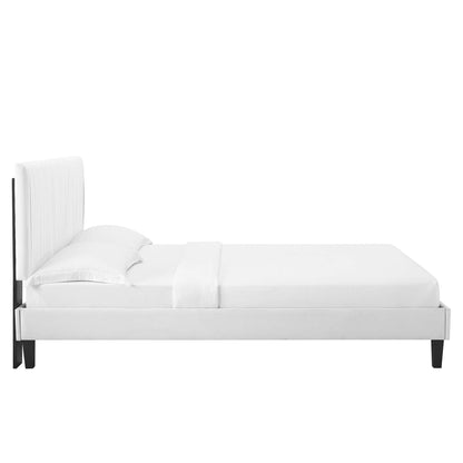 Peyton Performance Velvet Queen Platform Bed by Modway - MOD-6597