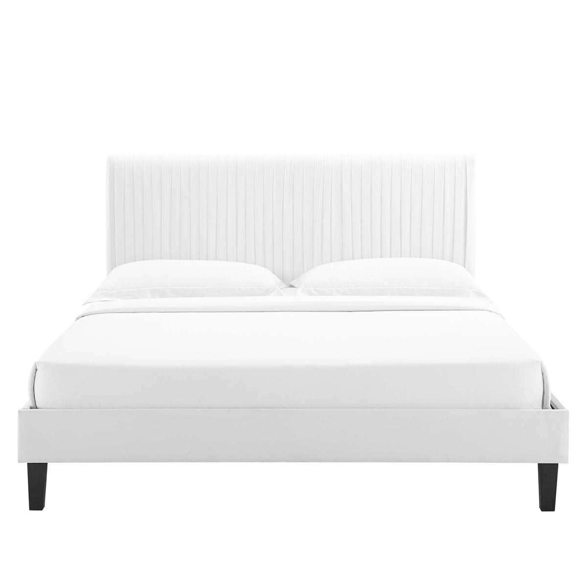 Peyton Performance Velvet Queen Platform Bed by Modway - MOD-6597