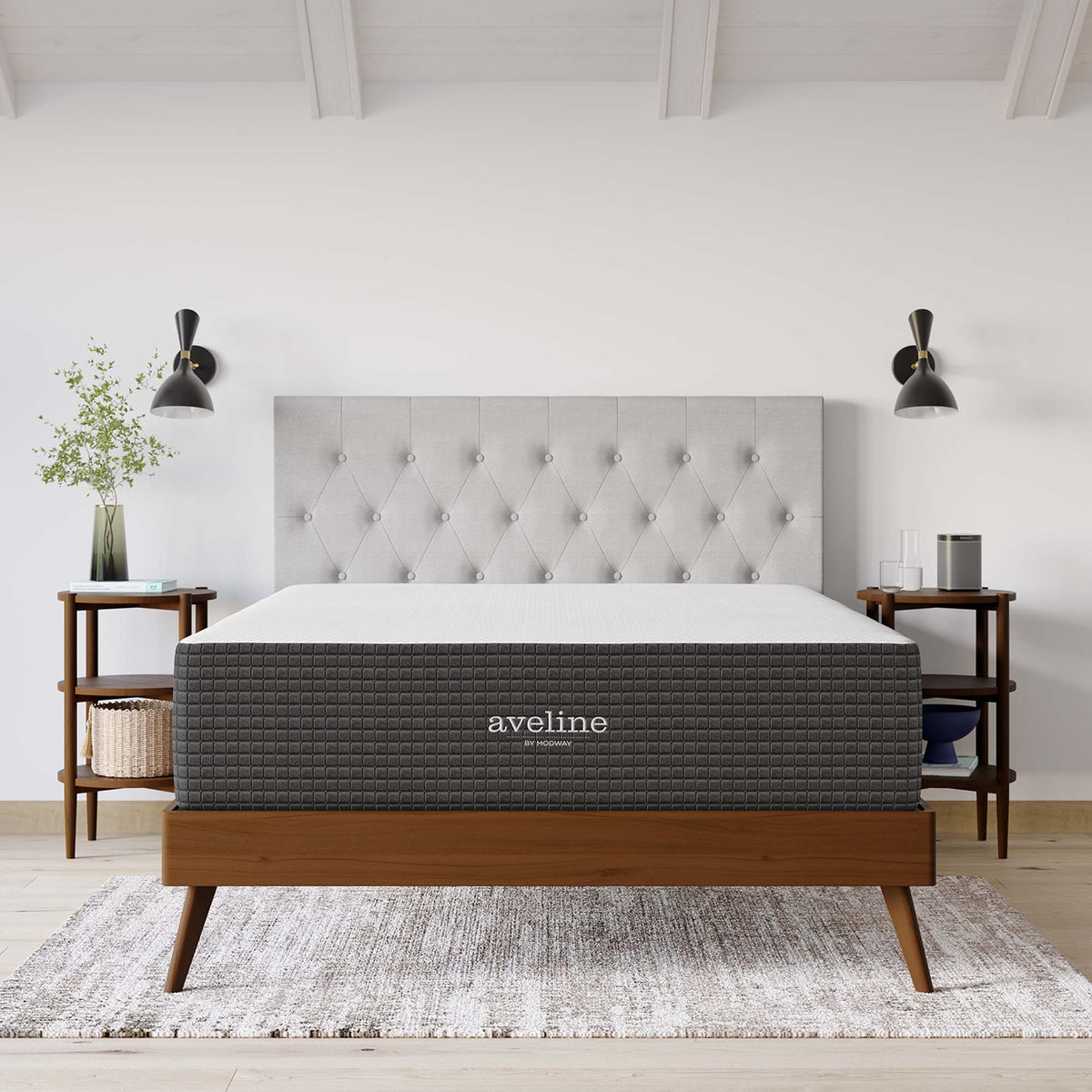 Aveline 14" Memory Foam King Mattress by Modway