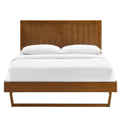 Alana Wood Full Platform Bed with Angular Frame by Modway