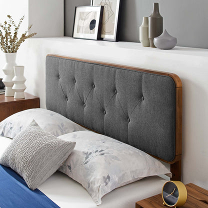 Bridgette Wood King Platform Bed With Angular Frame by Modway