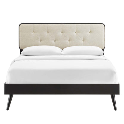 Bridgette Wood Full Platform Bed With Splayed Legs by Modway