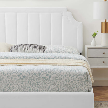 Sienna Performance Velvet Queen Platform Bed by Modway - MOD-6713