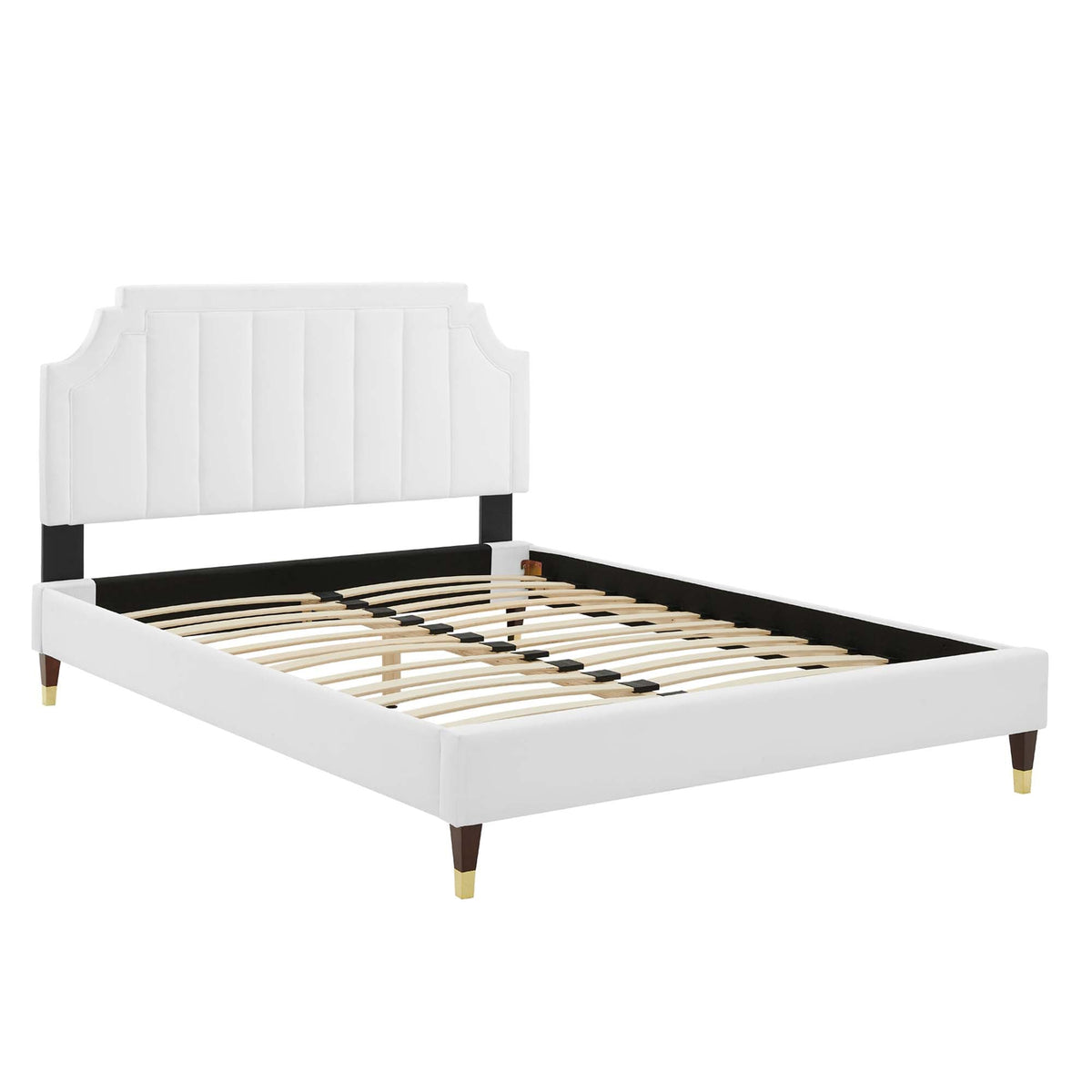 Sienna Performance Velvet Queen Platform Bed by Modway - MOD-6713