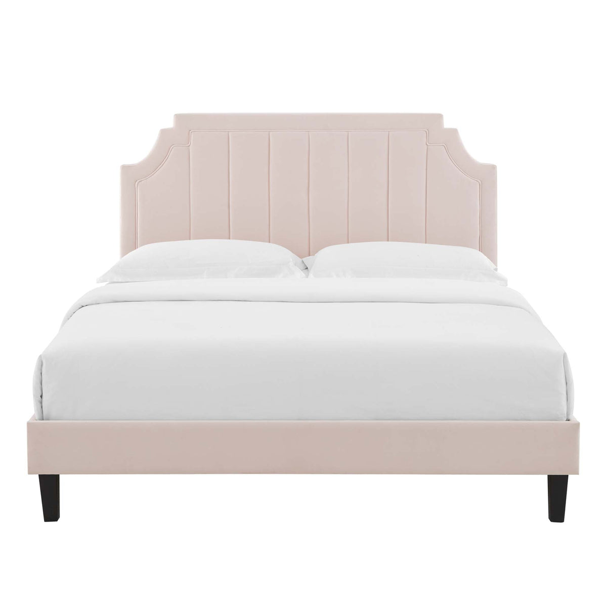 Sienna Performance Velvet Queen Platform Bed by Modway - MOD-6714