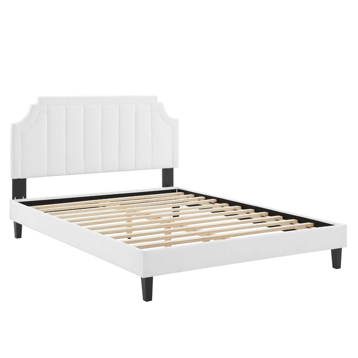 Sienna Performance Velvet Queen Platform Bed by Modway - MOD-6714