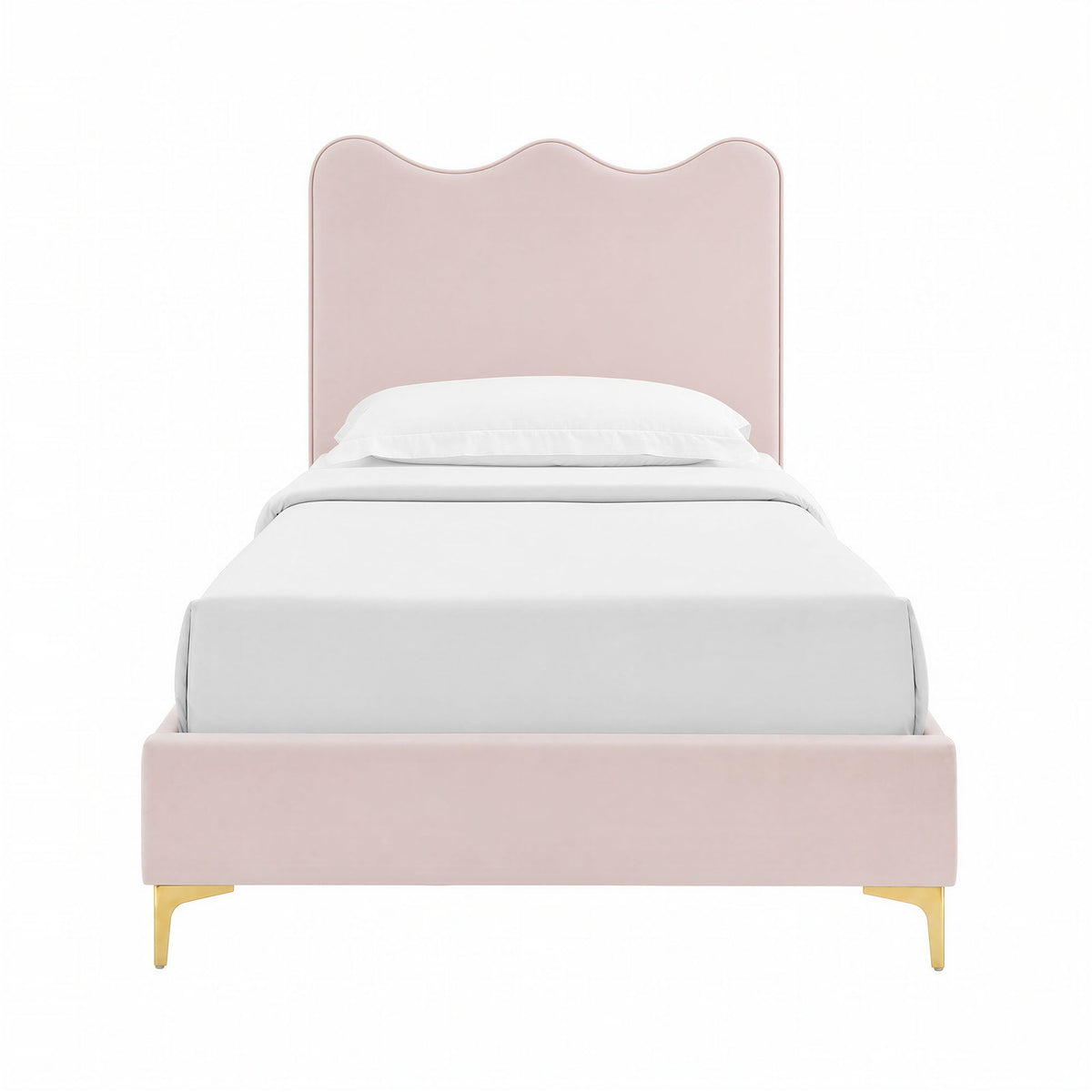 Current Performance Velvet Twin Platform Bed by Modway - MOD-6727