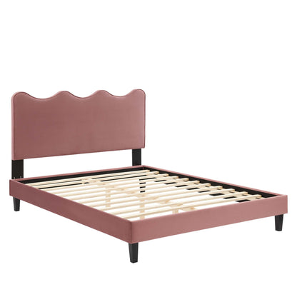 Current Performance Velvet Twin Platform Bed by Modway - MOD-6729