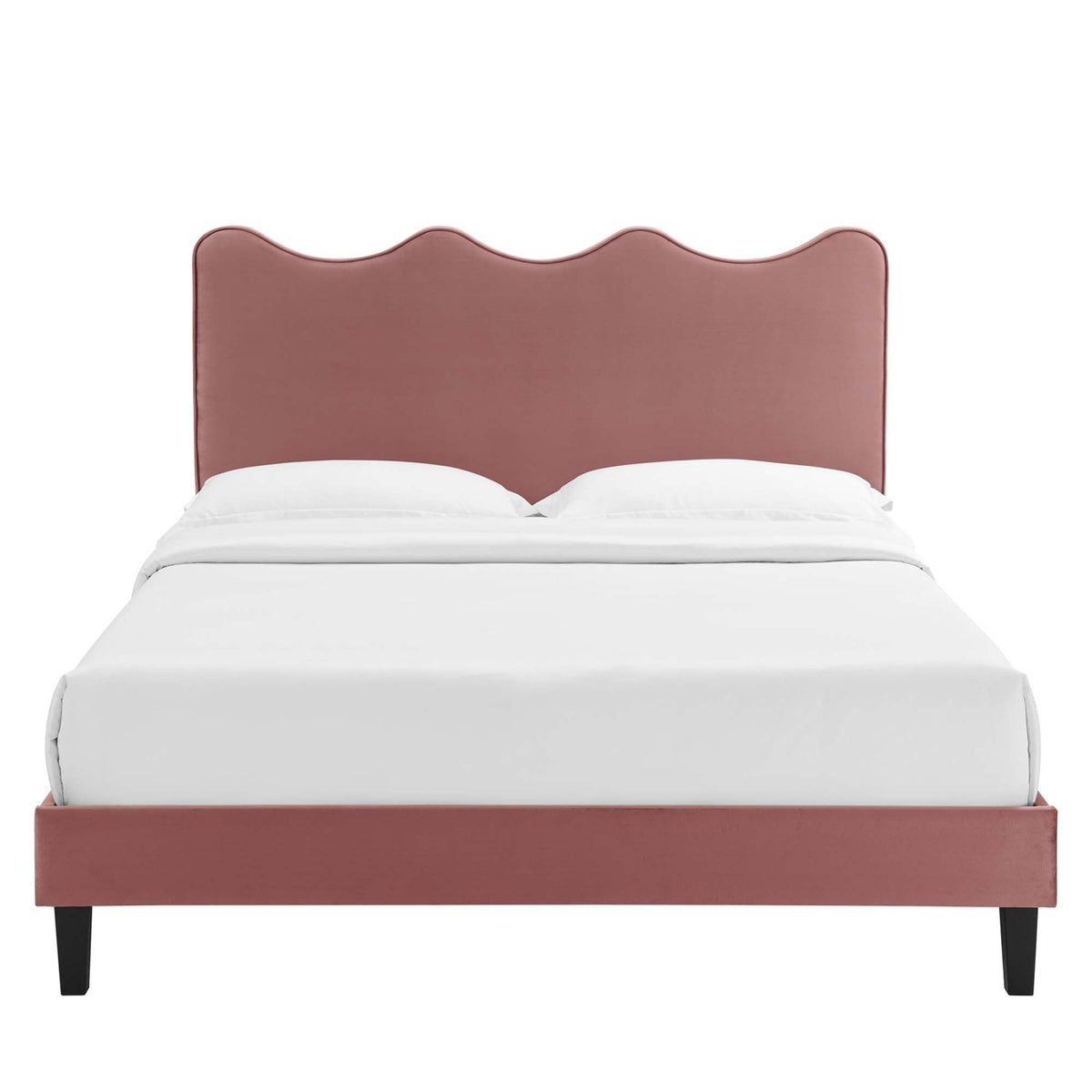 Current Performance Velvet Twin Platform Bed by Modway - MOD-6729
