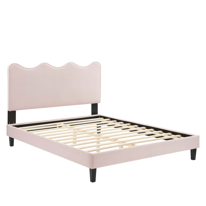 Current Performance Velvet Twin Platform Bed by Modway - MOD-6729
