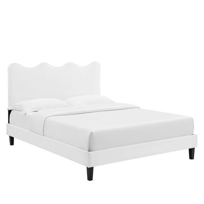 Current Performance Velvet Twin Platform Bed by Modway - MOD-6729