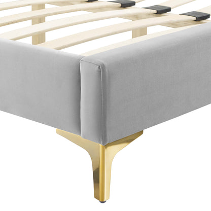 Current Performance Velvet Full Platform Bed by Modway - MOD-6730