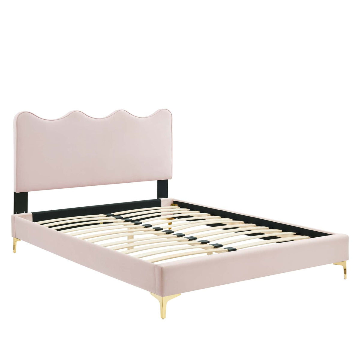 Current Performance Velvet Full Platform Bed by Modway - MOD-6730
