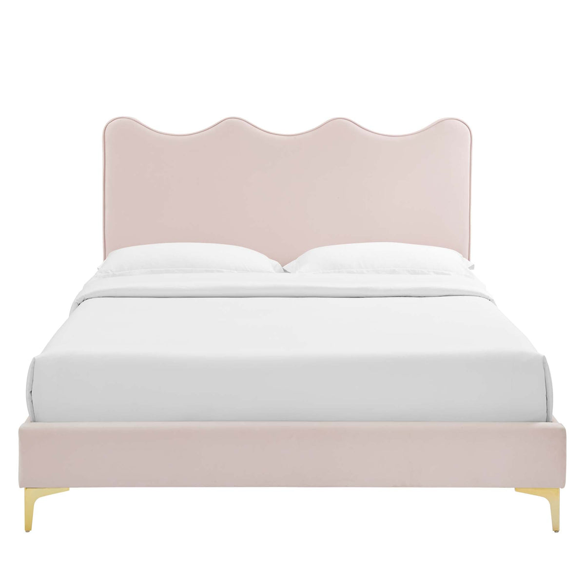 Current Performance Velvet Full Platform Bed by Modway - MOD-6730