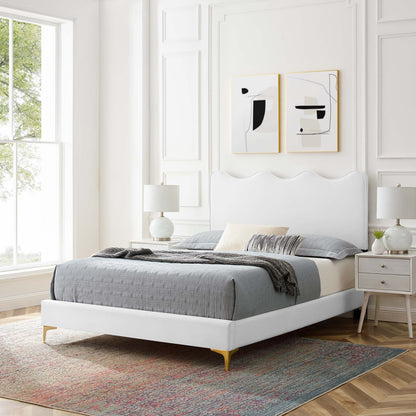 Current Performance Velvet Full Platform Bed by Modway - MOD-6730