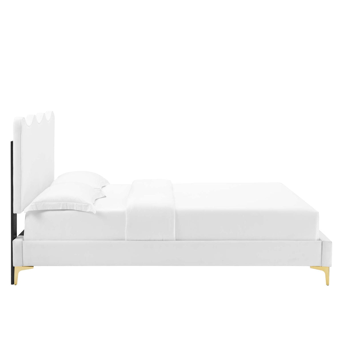 Current Performance Velvet Full Platform Bed by Modway - MOD-6730