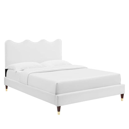 Current Performance Velvet Full Platform Bed by Modway - MOD-6731