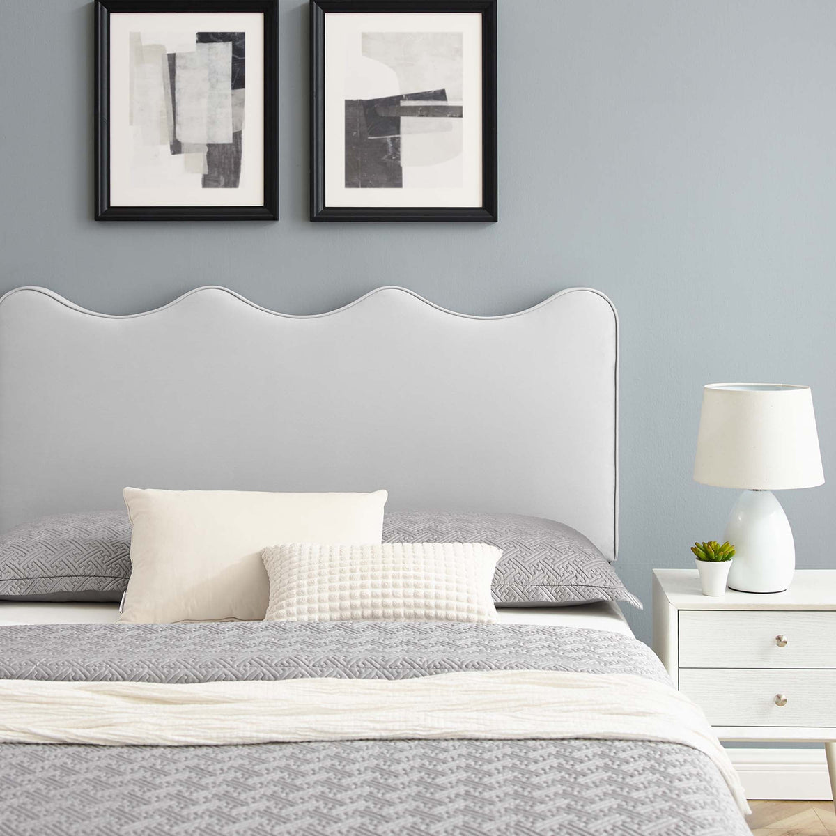 Current Performance Velvet Full Platform Bed by Modway - MOD-6732
