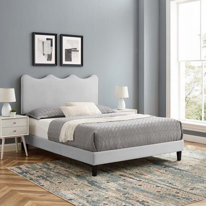 Current Performance Velvet Full Platform Bed by Modway - MOD-6732