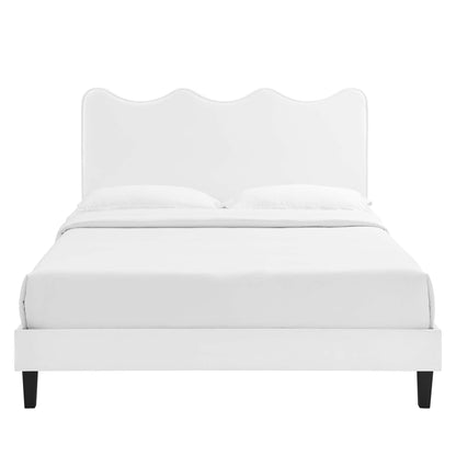 Current Performance Velvet Full Platform Bed by Modway - MOD-6732