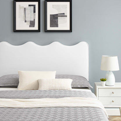 Current Performance Velvet Queen Platform Bed by Modway - Dusty Rose / Light Gray / Pink / White