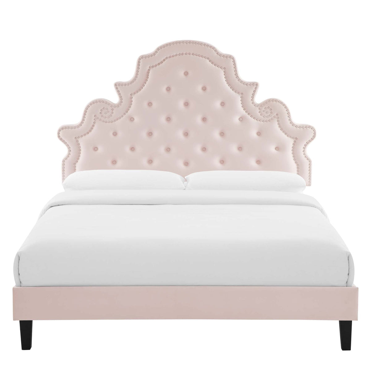 Gwyneth Tufted Performance Velvet Queen Platform Bed by Modway - MOD-6753
