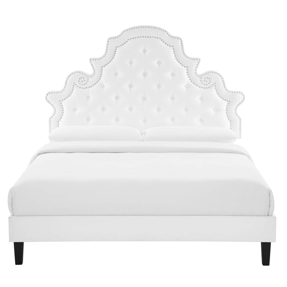 Gwyneth Tufted Performance Velvet Queen Platform Bed by Modway - MOD-6753