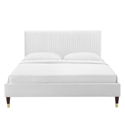 Peyton Performance Velvet Full Platform Bed by Modway - MOD-6869