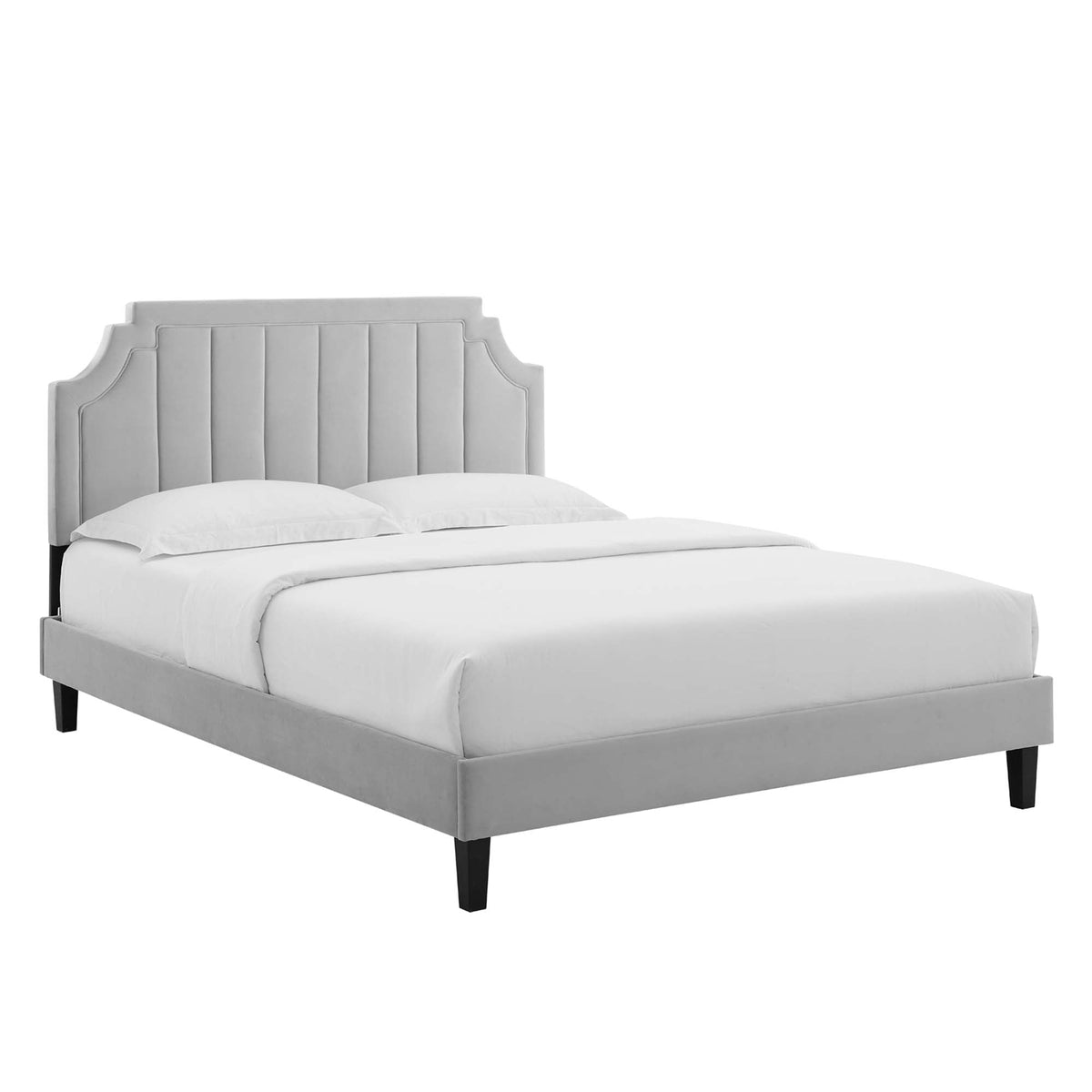Sienna Performance Velvet Twin Platform Bed by Modway - MOD-6908