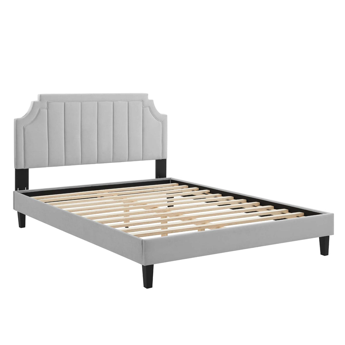 Sienna Performance Velvet Twin Platform Bed by Modway - MOD-6908