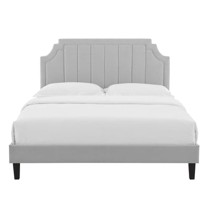 Sienna Performance Velvet Twin Platform Bed by Modway - MOD-6908