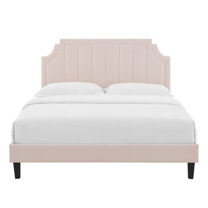 Sienna Performance Velvet Twin Platform Bed by Modway - MOD-6908