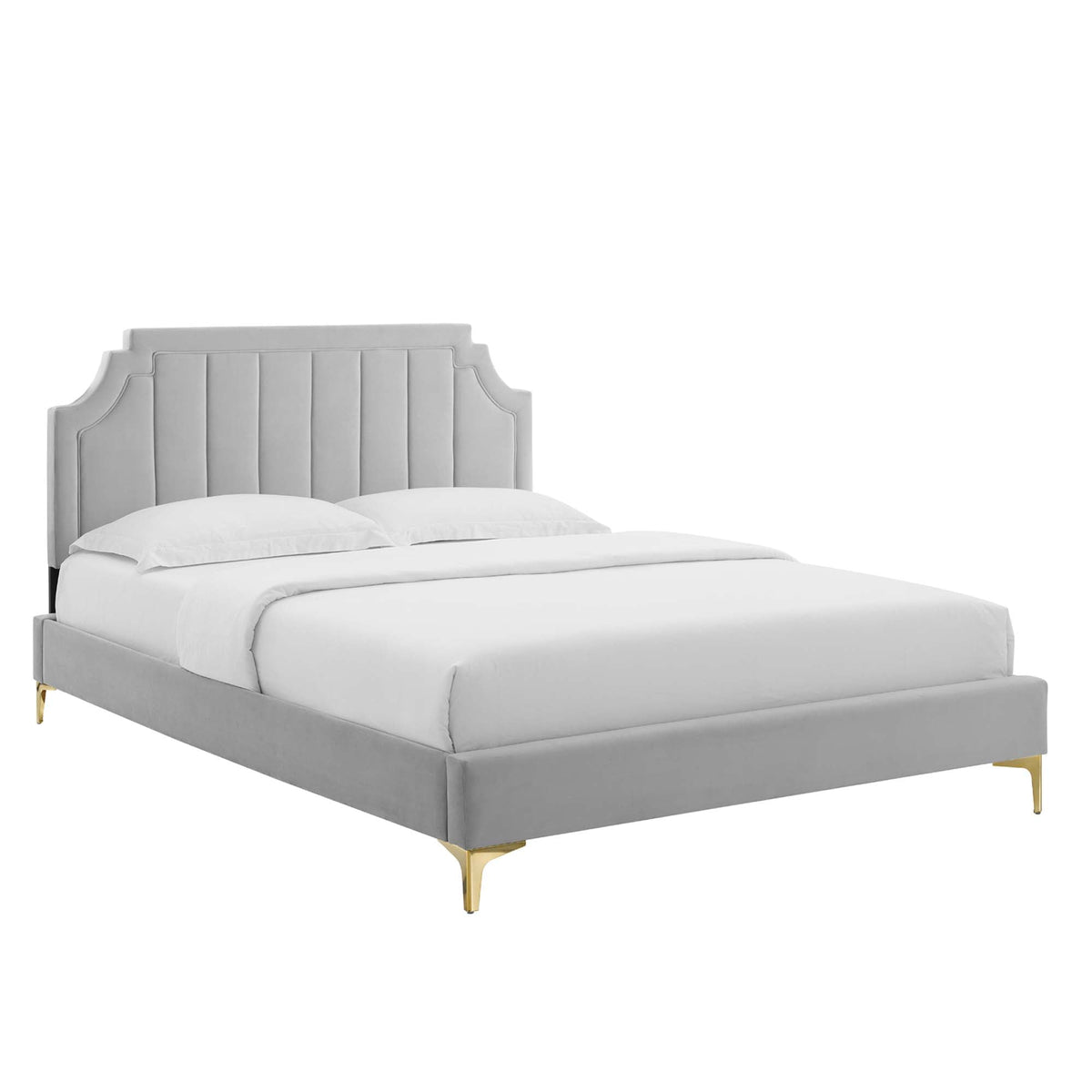 Sienna Performance Velvet Full Platform Bed by Modway - MOD-6912