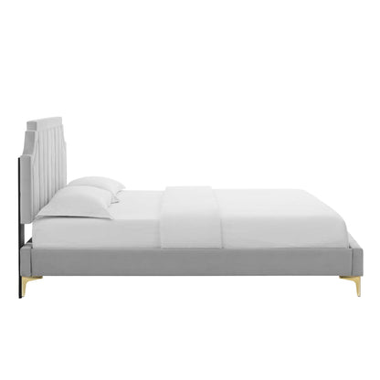 Sienna Performance Velvet Full Platform Bed by Modway - MOD-6912