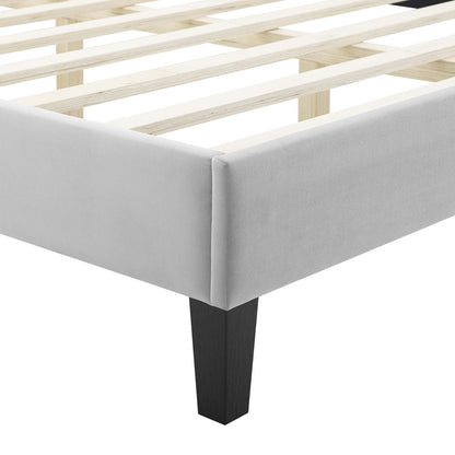 Sienna Performance Velvet Full Platform Bed by Modway - MOD-6914