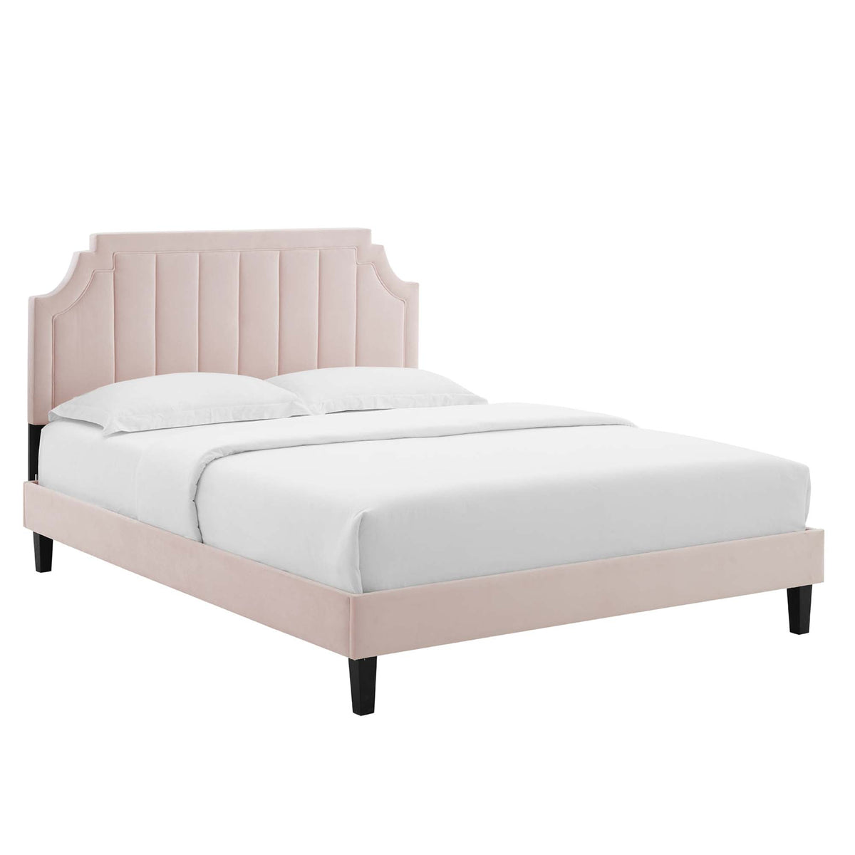 Sienna Performance Velvet Full Platform Bed by Modway - MOD-6914