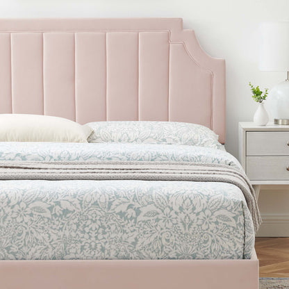 Sienna Performance Velvet Full Platform Bed by Modway - MOD-6914