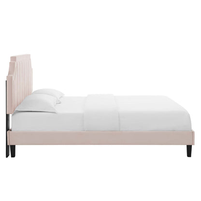 Sienna Performance Velvet Full Platform Bed by Modway - MOD-6914