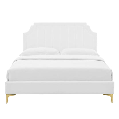 Sienna Performance Velvet King Platform Bed by Modway - MOD-6918