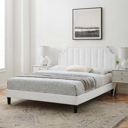Sienna Performance Velvet King Platform Bed by Modway - MOD-6920