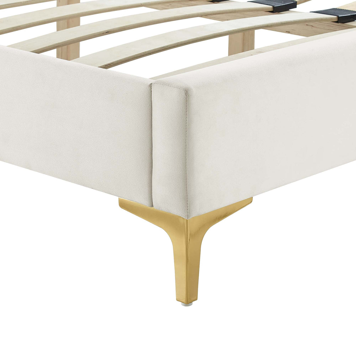 Sofia Channel Tufted Performance Velvet King Platform Bed by Modway - MOD-7007