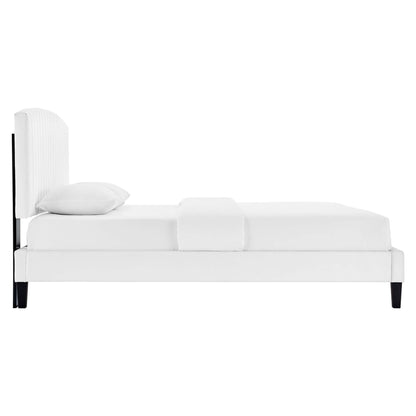 Alessi Performance Velvet Full Platform Bed by Modway