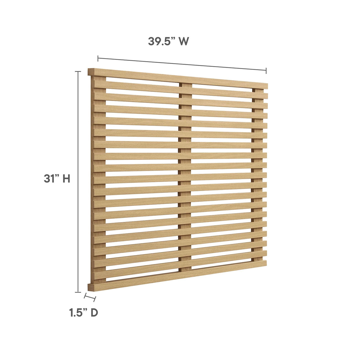 Render Wall Mount Twin Headboard by Modway