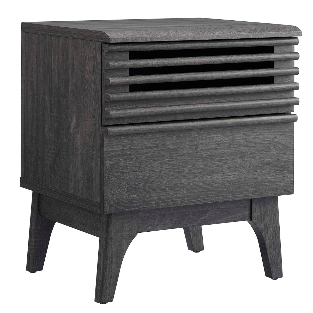 Render Nightstand by Modway - Charcoal / Oak / Walnut (MOD-7071)